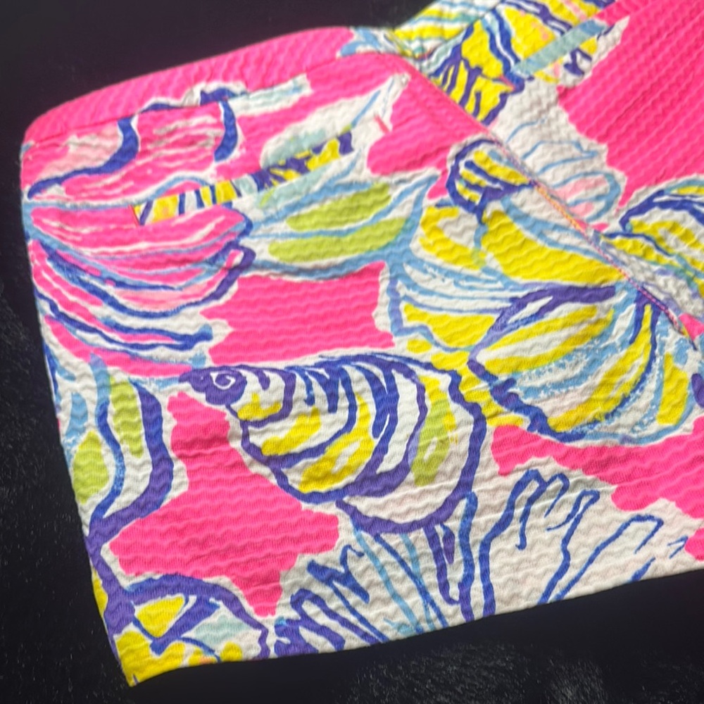 Lilly Pulitzer Pink and Yellow Shorts - Picture 3 of 8